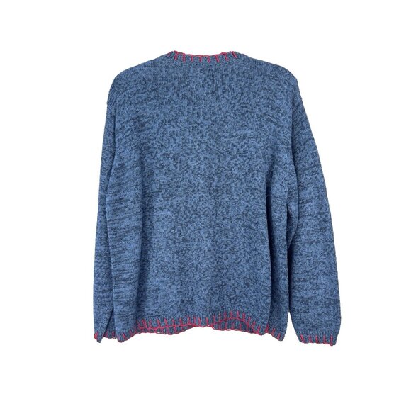 NWT Vintage Heirloom Large Valentines Embroidered Cardigan Grandma Cottagecore - Picture 2 of 11